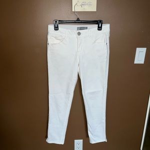 Wit & Wisdom White Straight Jeans